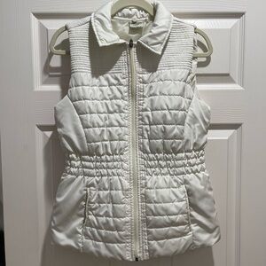 Mountain Lake White Quilted Vest